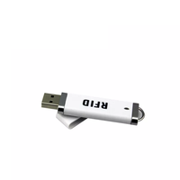 Escáner de Etiquetas RFID USB ISO14443A de 13.56MHz, Lector de Tarjetas Inteligentes NFC para Control de Acceso, Compatible con Teléfonos Android, Hecho de Plástico Resistente
