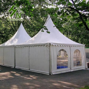Tentes publicitaires 4x4m, structure en aluminium, <span class=keywords><strong>tente</strong></span> de réception, pagode, gazebo avec parois latérales - Product Image 1