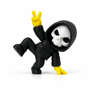 Figura de Calavera con Capucha Gótica Impresa en 3D, Estatua Detallada de PLA. Adorno espeluznante y genial para Halloween, regalo creativo único, decoración para el hogar - Product Image 6