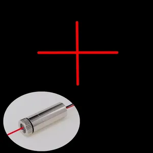 ZhonNa 650nm 5mW Kırmızı Nokta/Çizgi/Çapraz Lazer Modül Kafası Alüminyum Muhafaza Odaklama Halkası Çift Hat Çıkışlı <span class=keywords><strong>DC</strong></span> 3V-5V Yeni 3 Lazer - Product Image 4