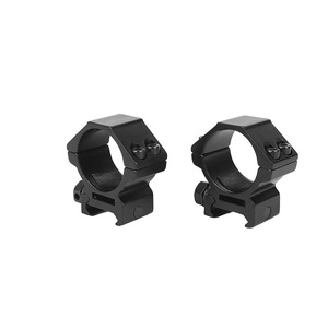 Paire de supports de 30 mm à profil haut, base en alliage d'aluminium de 21 mm, hauteur centrale de 51 mm, avec double vis, accessoires - Product Image 5
