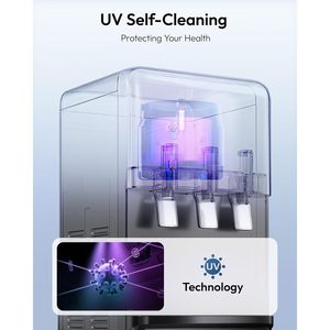 Distributeur d'eau sans bouteille Euhomy, 3 réglages de température (chaud, froid, tiède), certifié NSF, double filtre, auto-nettoyage UV - Product Image 5