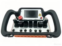 Télécommande sans fil pour excavatrice hydraulique, multi-joysticks, écran LCD, télécommande industrielle pour véhicules de construction