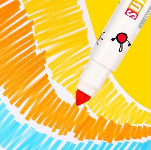 Bút màu thiết lập không độc hại dòng rộng bàn chải tip màu có thể giặt nghệ thuật đánh dấu trẻ mới biết đi vẽ và màu plumones punta pincel - Product Image 6