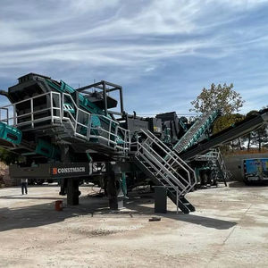 Máquina trituradora de rocas para minería, planta móvil de trituración de mandíbulas e impacto - Product Image 4