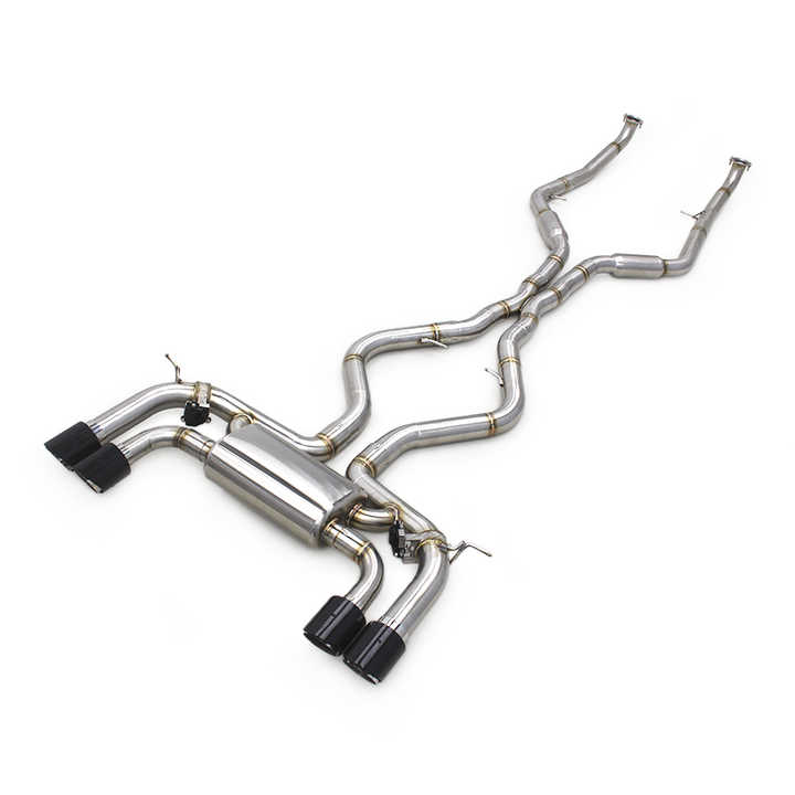 2010-2014 BMW E71 X5M X6M Rear Exhaust Muffler w Tips 7590335 main image 0