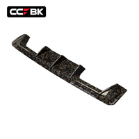 Pour BMW G8X G80 G81 M3 G82 G83 M4 CS 2020-2026 Diffuseur de pare-chocs arrière et séparateurs latéraux en carbone forgé doré style MP 51128075031