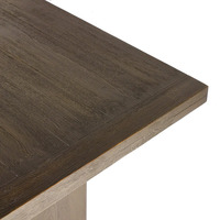 Table à manger minimaliste en bois massif, écologique, durable, réglable, portable, 6 places, style traditionnel moderne, meubles de maison personnalisés