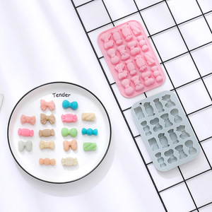 45 Cavity DIY Kitchen Silicone <b>Mold</b> Bow Butterfly Shaped Soft Candy Drip <b>Mold</b> for Baking <b>Cake</b> & Cookie Mould <b>Cake</b> Tools - Product Image 2
