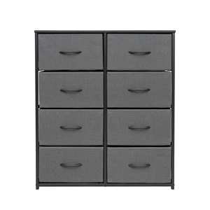 Modern Living Room Fabric <b>Cabinets</b> With Freestanding Durable Stainless Steel MDF Panel and Pine Wood Colors - Product Image 6
