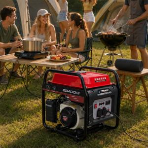 Generatore a Benzina Portatile dal Design Compatto, Peso Netto 34kg, Potenza Nominale 3.2kW, Inverter a Telaio Aperto con Motore <span class=keywords><strong>Honda</strong></span> Originale - Product Image 4