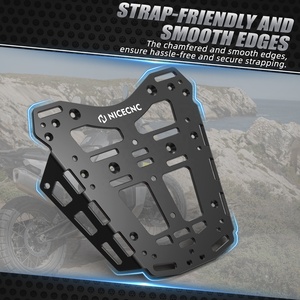 NiceCNC para Husqvana <span class=keywords><strong>Norden</strong></span> 901 2022-2024, portaequipajes trasero para motocicleta, soporte de caja superior, bolsa de herramientas de equipaje suave sin estante de aluminio - Product Image 5