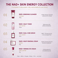 Ensemble de soins de la peau NAD+ haut de gamme en 5 étapes, marque privée OEM, hydratant, raffermissant, anti-rides, unifiant le teint, produits de soins de la peau coréens