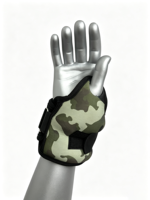 Manchettes lestées pour poignets, rembourrées, camouflage, imperméables, avec fermeture, sangle réglable, anneau en D métallique pour l'entraînement physique