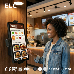 Kiosco de Pago Ubuntu 22.04 para Restaurantes de Comida Rápida, Montaje en Pared, 21.5 Pulgadas, Basado en Linux, Unidad de Pago para Colgar en la Pared - Product Image 1