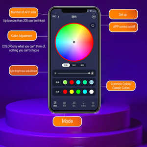 Nouveau bureau <span class=keywords><strong>illusion</strong></span> atmosphère lumière RGB hwan couleur <span class=keywords><strong>musique</strong></span> contrôle du son atmosphère lumière TV induction rythme lumière - Product Image 3