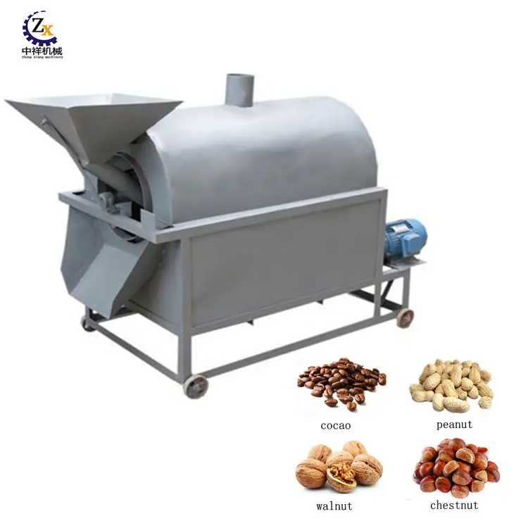 Mini rotary drum coconut seed rice grain dryer