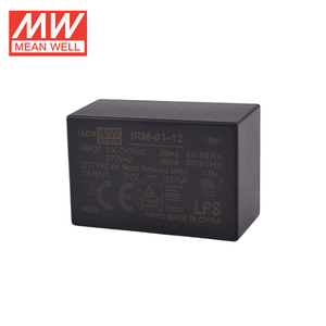 Alimentatore switching originale Mean Well serie <span class=keywords><strong>IRM</strong></span>-01 da 1W con custodia in rete metallica, tensioni di uscita 3.3V/5V/9V/12V/15V/24V - Product Image 3