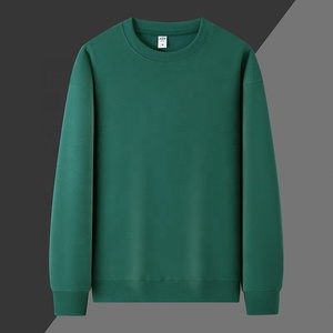 Sudaderas Negras Lisas para <span class=keywords><strong>Hombre</strong></span>, Cuello Redondo, Sudaderas Extra Grandes Personalizadas, Sudaderas Estándar - Product Image 6