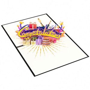 การ์ดอวยพร 3 มิติแบบป๊อปอัพสำหรับงานฉลองสำเร็จการศึกษา - Product Image 3