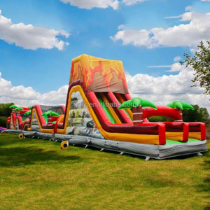 GMY <span class=keywords><strong>Inflables</strong></span> Juego Tema Carrera <span class=keywords><strong>de</strong></span> obstáculos inflable Castels <span class=keywords><strong>de</strong></span> salto al aire libre y obstáculo para niños - Product Image 5