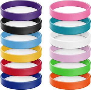 Pulsera de Silicona Personalizada de Caucho Reciclado Multicolor Barata de Alta Calidad en Oferta - Product Image 5