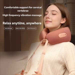 2026 Neuerscheinung Großhandel Kreatives Design Tragbares <span class=keywords><strong>U</strong></span>-förmiges Massagekissen 1200mAh Akku Nackenmassagekissen mit Heizfunktion - Product Image 5