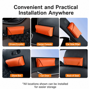 Caja Magnética para Gafas de Sol para <span class=keywords><strong>Coche</strong></span>, Caja de Almacenamiento para Gafas, Convertible en Artículos Decorativos - Product Image 5
