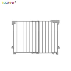 Barrière de sécurité pour bébé en métal de grande taille réglable pour les escaliers de la maison, la chambre, barrière de sécurité multifonctionnelle pour bébé - Product Image 3