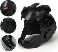 Casque de super-héros MK5 à commande vocale intelligente - Accessoire de cosplay électronique portable