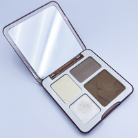 Palette de maquillage pour les yeux en poudre satinée imperméable personnalisée OEM 3G Teinte foncée