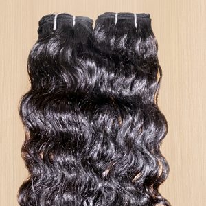 Full Thick End 100% Cuticle Free Hair Virgin Indian Remy Raw Hair Extension Deep Curly Texture Natural Hair Doubleweft Extension - Product Image 1