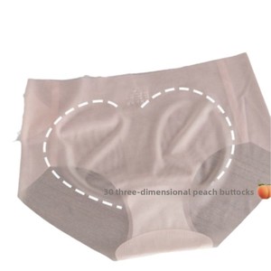 Nouvelles culottes ultra-fines en soie antibactérienne pour femmes, effet fesses galbées, respirantes en soie glacée pour l'été, sexy, ODM - Product Image 5