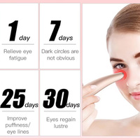 Soin des yeux intelligent 3 en 1, baguette de massage des yeux, vibration, mini baguette chauffante pour le lifting des yeux, baguette de beauté