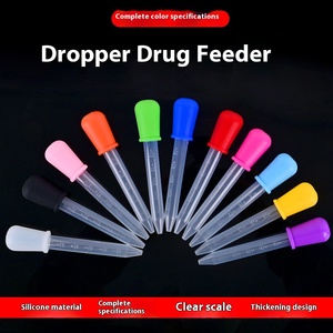 <span class=keywords><strong>Pipette</strong></span> de médecine en Silicone pour enfants de 5ml avec <span class=keywords><strong>outil</strong></span> de cuisson de gâteau de bricolage gradué sécurité détachable - Product Image 3