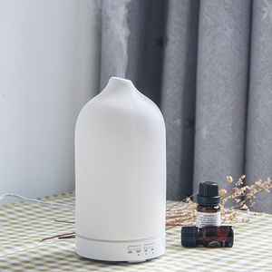 Diffuseur d'arômes Homefish OEM 100 ml, 5 couleurs, diffuseur d'aromathérapie en céramique, diffuseur ultrasonique d'huiles essentielles en céramique - Product Image 1