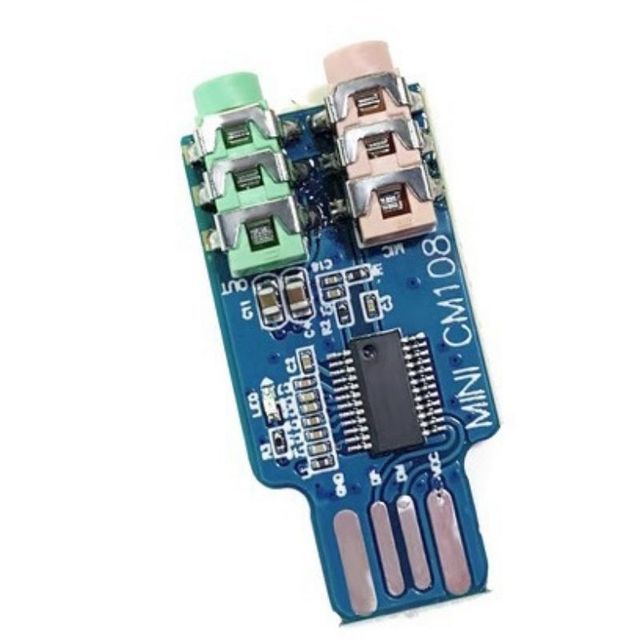 Mini Driver-free USB Sound Card External Stereo Audio Adapter Plug and Play for PC Laptop Desktop Computer Headphone Microphone