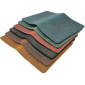 Funda Protectora para Pasaporte de Cuero Genuino Estilo Retro Country, Venta al Por Mayor - Product Image 3