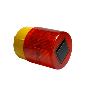 Luce solare del semaforo di emergenza allarme luce Flash 60 ore di durata della batteria 50 lampeggia/minuto luce rossa per uso della barca di traffico - Product Image 4