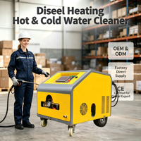 Hochdruck-Heißwasser-Reinigungsmaschine Entfernt Effizient Ölflecken, Geeignet für Lebensmittelverarbeitungsanlagen