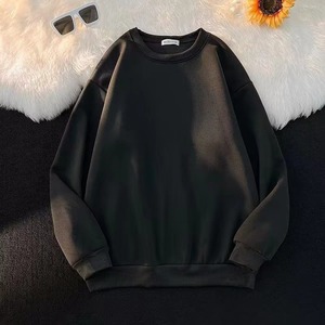Sudadera Casual <span class=keywords><strong>para</strong></span> Hombre, Cuello Redondo, Forro Polar, Cálida, Simple, de Color Sólido, Moderna y Versátil, <span class=keywords><strong>para</strong></span> <span class=keywords><strong>Adolescentes</strong></span> 2026 - Product Image 4