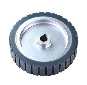 Núcleo de alumínio 125x30mm, poliuretano agv condução caster - Product Image 5