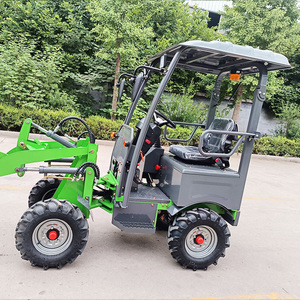 Bán buôn Trung Quốc giá rẻ trang trại phía trước <span class=keywords><strong>loader</strong></span> điện nhỏ Bánh Xe Tải 4WD 500kg với pin axit chì để bán - Product Image 4
