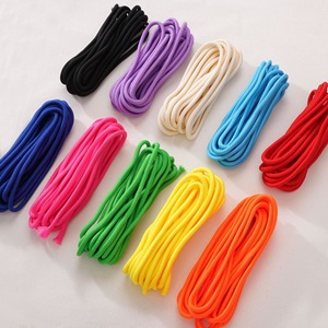 Cordon tressé en polyester coloré 5M 5mm pour bijoux DIY, breloques de téléphone et matériaux d'artisanat - Product Image 4