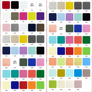 40s Good Elastic t Shirt Fabric Tubular Cotton Spandex <span class=keywords><strong>Jersey</strong></span> Spandex Fabric for Undershirt Undershirt Underwear - Product Image 6