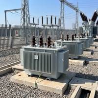 Transformateur de distribution triphasé immergé dans l'huile, 200KVA 300KVA 400KVA 500KVA 650KVA, prix usine, vente chaude