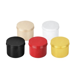 100ml 100g 3oz Colorful Aluminum Tin with Screw Lid Candle Tin Jars Tin Can Packaging for Tea - Product Image 1