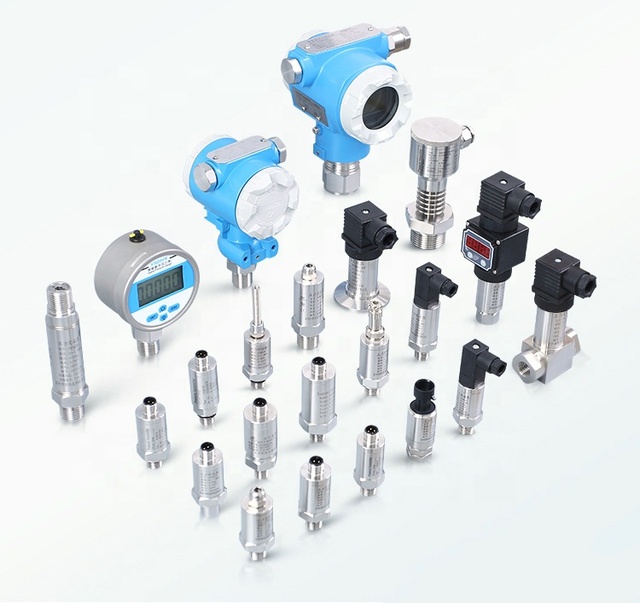 Eitok P300 Pressure Transmitter 4-20mA/0-5V Differential Pressure Sensor Digital Absolute Gauge Transducer IP65 Protection