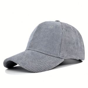Casquette Trucker en Velours Côtelé Vintage 6 Panneaux Snapback à Visière Courbe Style Coréen Doux pour Hommes et Femmes – 12 Couleurs Disponibles - Product Image 6