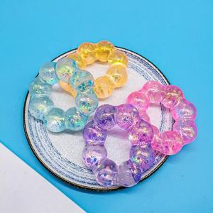 New Arrival Colorful Pinch Gold Powder TPR Maltose Wreath <b>Bracelet</b> Stress Relief Decompression Toys for Kids Boys and Girls - Product Image 3